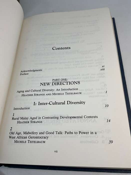Aging and Cultural Diversity by Heather Strange & Michele Teitelbaum | New Directions & Bibliography