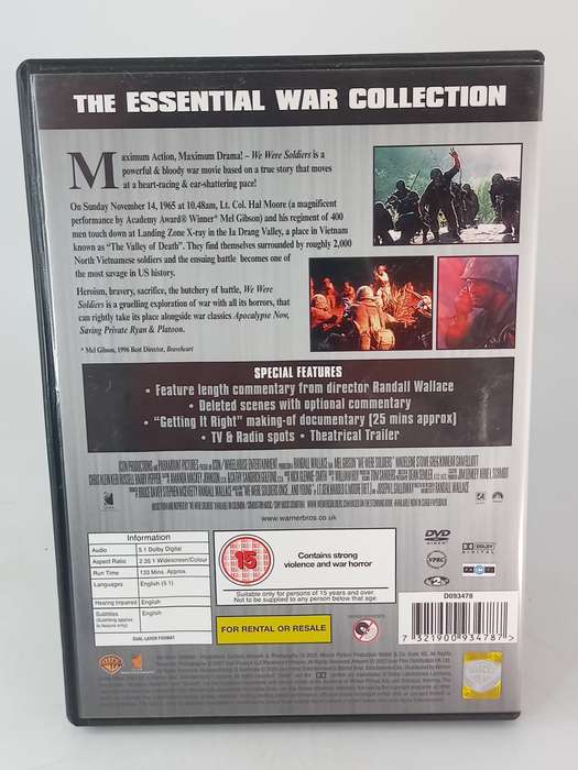 We Were Soldiers DVD - Mel Gibson