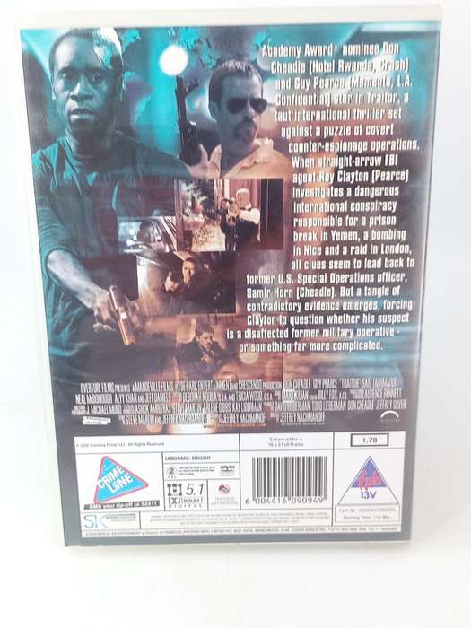 Traitor DVD