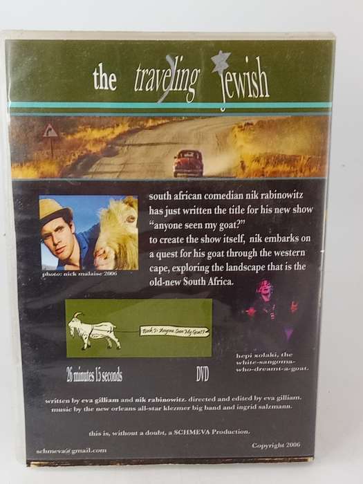 The Traveling Jewish DVD -Nick Rabinowitz