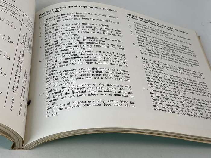 Vespa Service Station Manual | Vespa / Piaggio