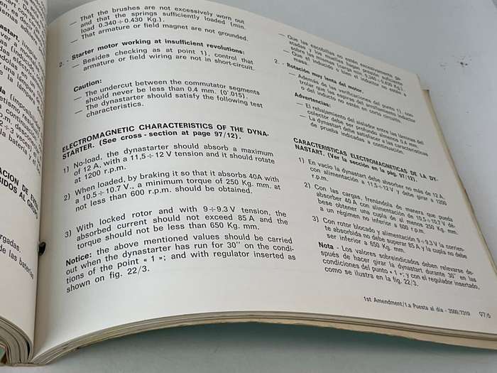 Vespa Service Station Manual | Vespa / Piaggio