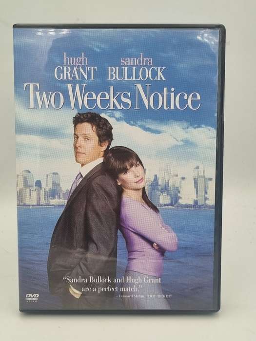Two Weeks Notice DVD - Hugh Grant & Sandra Bullock