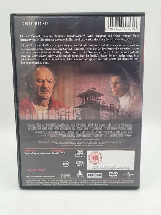The Chamber DVD - Chris O'Donnell & Gene Hackman