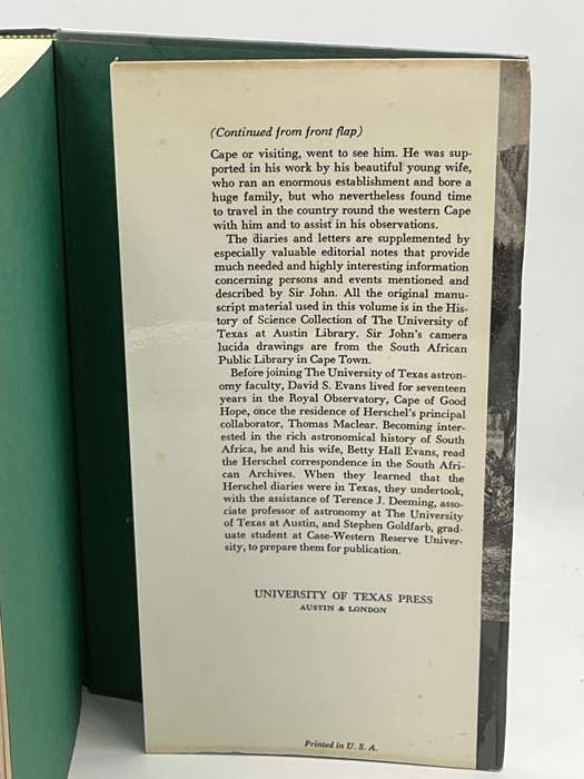 Herschel at the Cape: Diaries and Correspondence of Sir John Herschel, 1834-1838