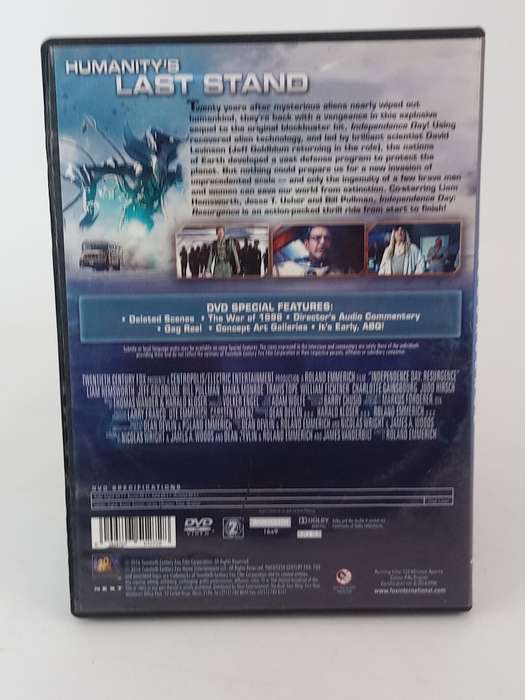 Independence Day: Resurgence DVD