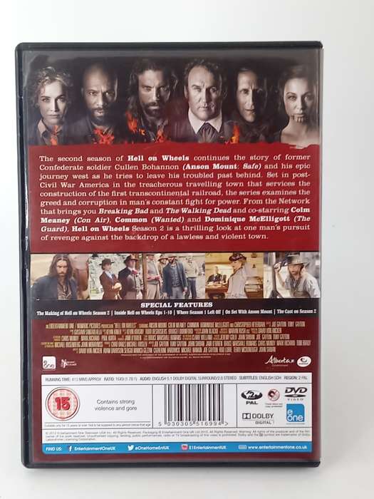 Hell on Wheels - The Complete Second Season - DVDs - 3 disc set