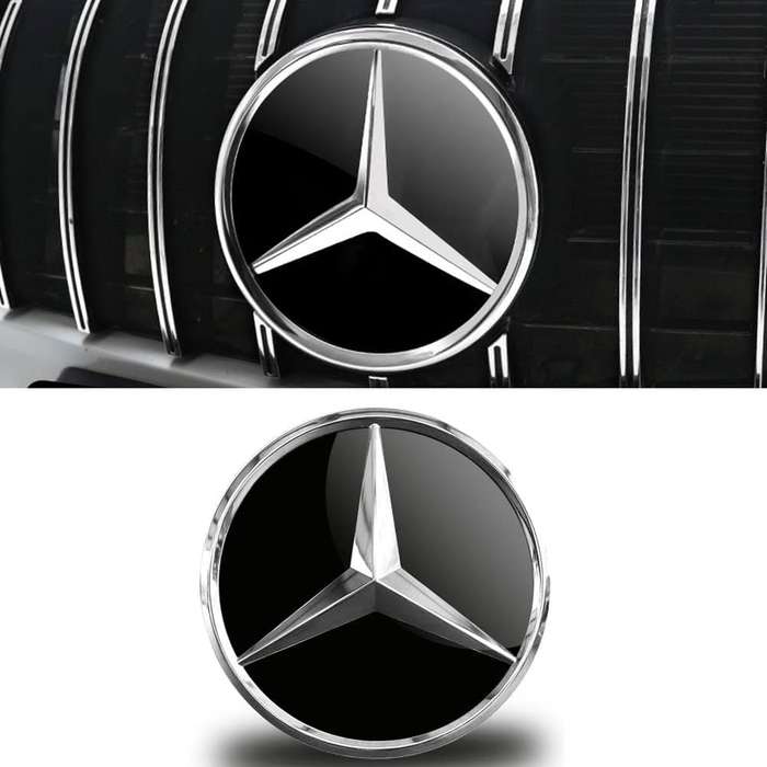 Mercedes W205 grill emblem glass style