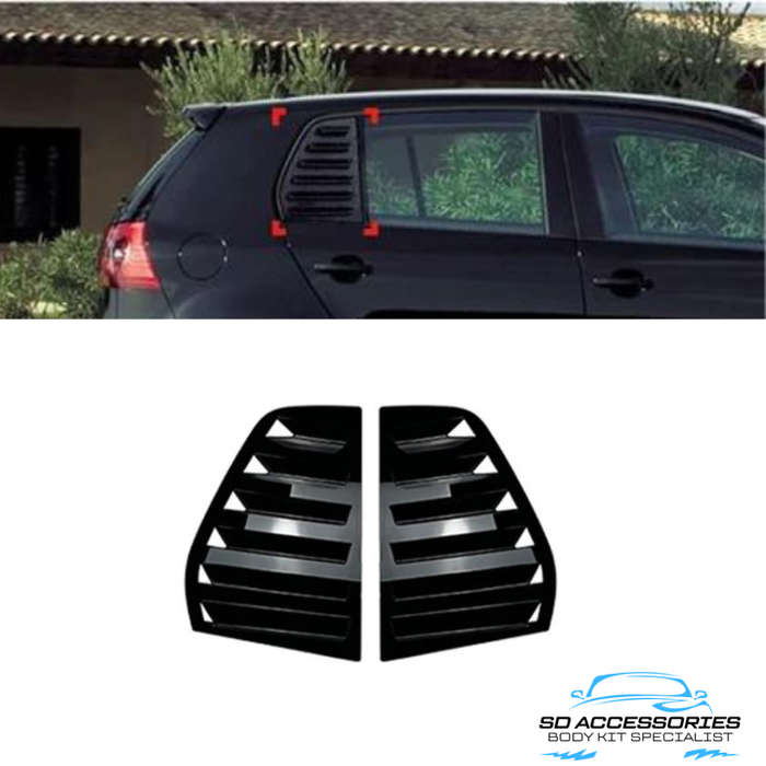 VW Golf 5 window Louvers