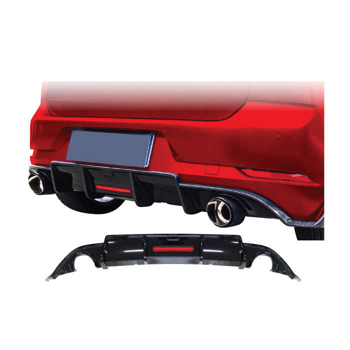 VW Golf 7 F1 style diffuser