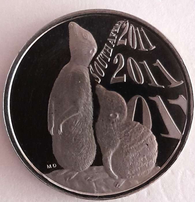 SA Mint Coin World Token 2011 UNC ENCAPSULATED