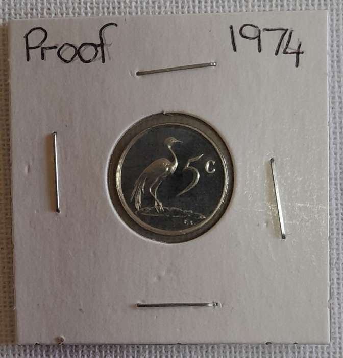 1974 PROOF 5c