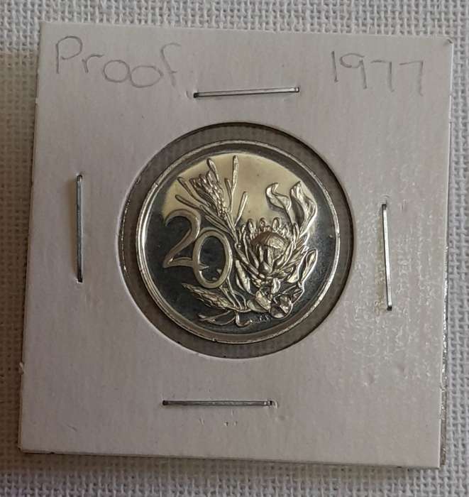 1977 PROOF 20c 1970 - 1990