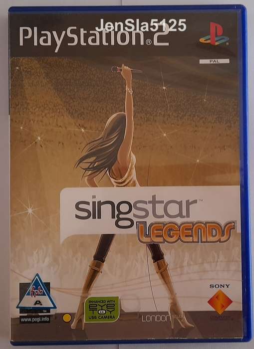 SINGSTAR LEGENDS PLAYSTATION 2 GAME