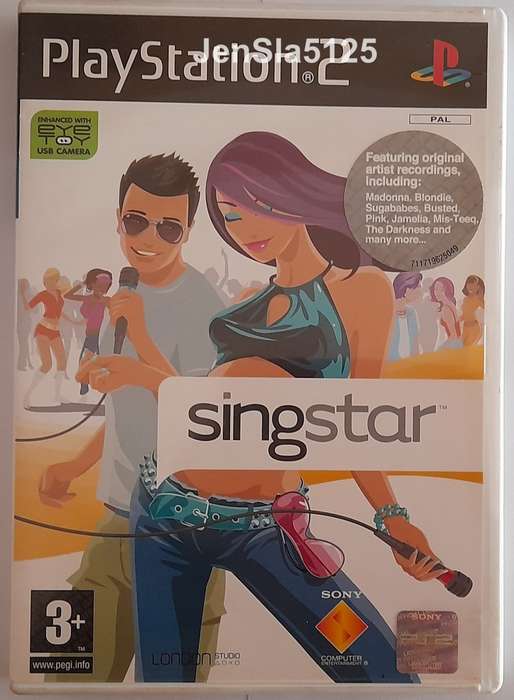 SINGSTAR PLAYSTATION 2 GAME