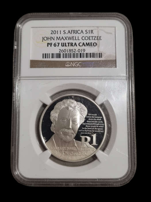 2011 SR1 John Maxwell Coetzee, NGC PF67UC