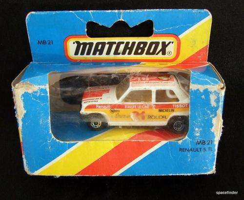 Matchbox MB21 boxed Renault TL rally car