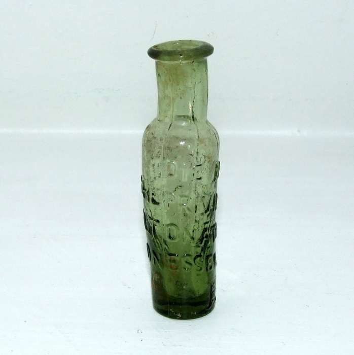 Antique Glass Bottle: "ELIXIR OF LONG LIFE"