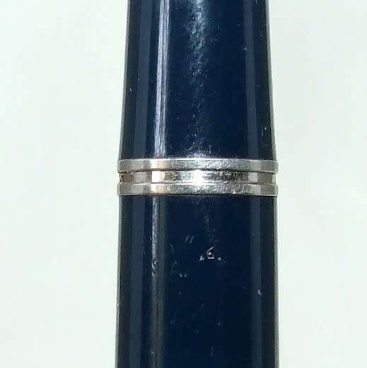 Vintage Parker 51 VACUMATIC, gold filled cap, c1946, double jewel, early Cedar Blue