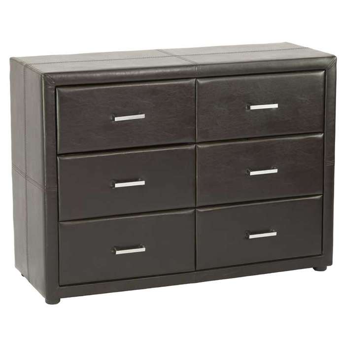 Lovely Leather Touch 6drawer dresser