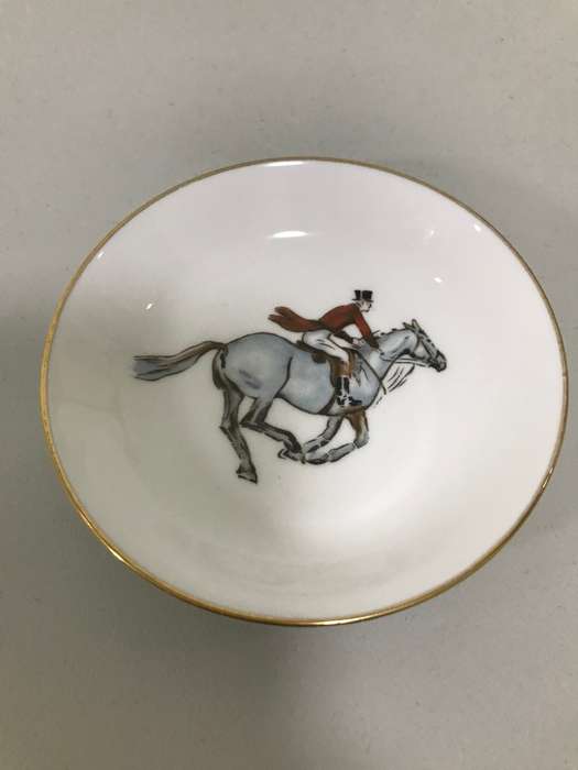 Royal Worcester Toothpick and small plate Fine bone china 20th century set of
