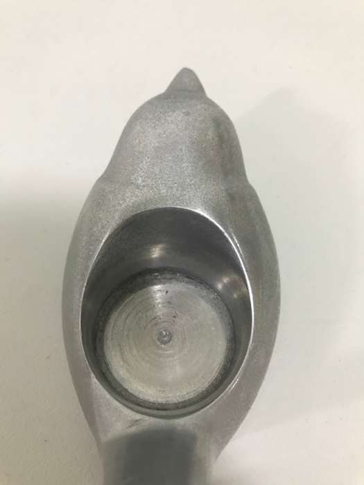 Two Heavy Birds Candle Holder Solid Silver Metal
