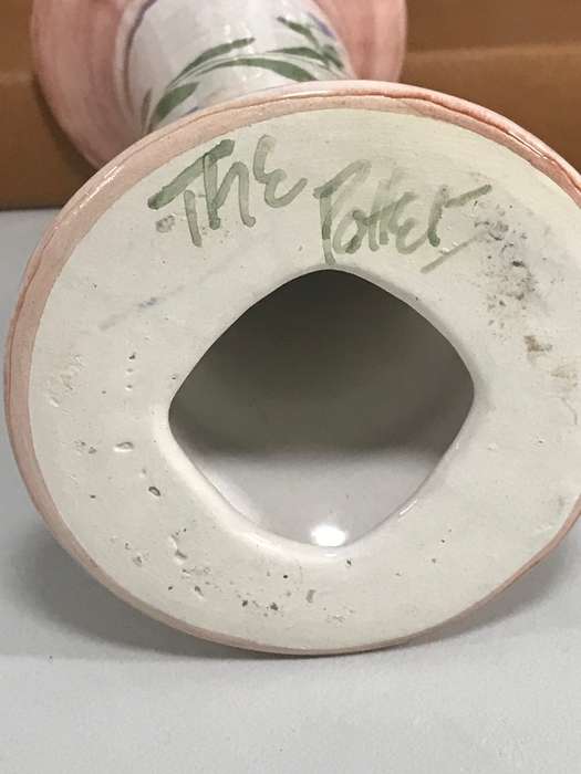 Handmade Candle Holder and Ashtray/Holder both by The Potter