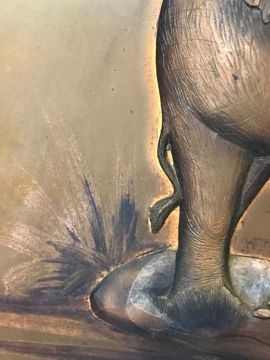 3D Art Elephant Michelle Original by Space Age Products Big Frame 85cm x 61cm