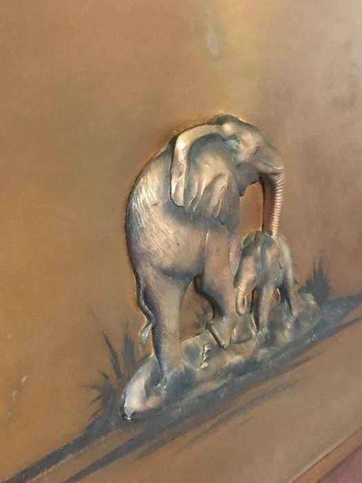 3D Art Elephant Michelle Original by Space Age Products Big Frame 85cm x 61cm
