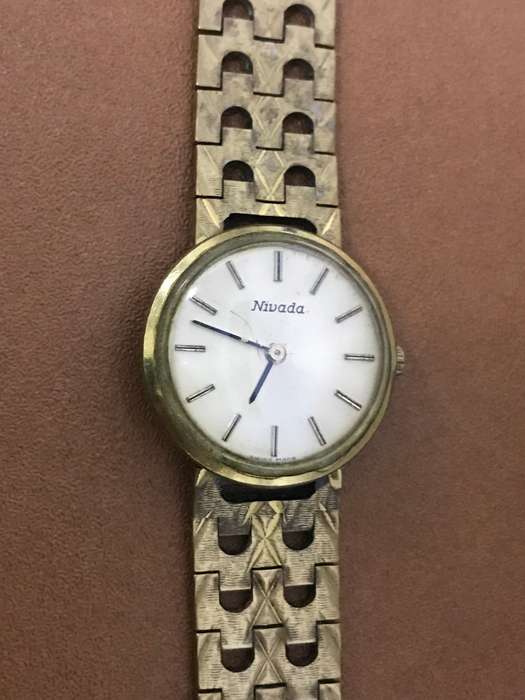 Swiss Made Nivada Gold Watch Mechanical winding unisex