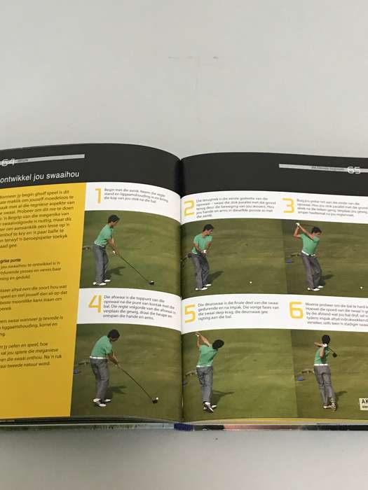Golf in Aksie Boek en met Lewendige aksieDVD deur Gavin Newman