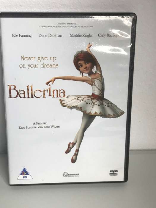 DVD Ballerina Never give up on your dreams