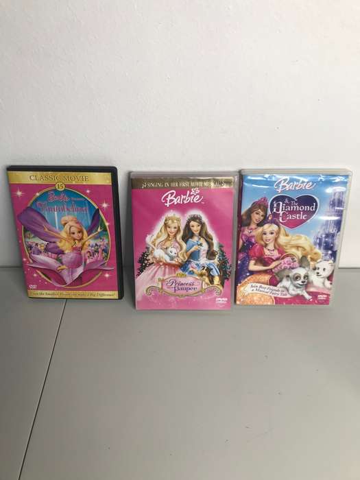 Lot of 3 DVD Barbie