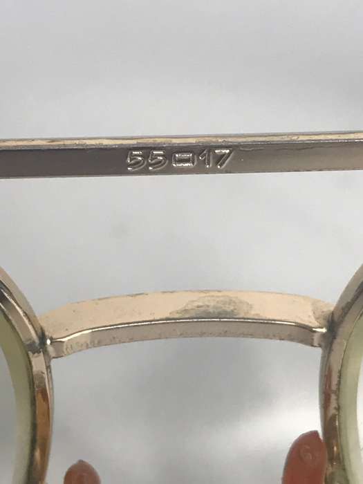 Frame Ferre Safilo Gold 55017 marked made in France