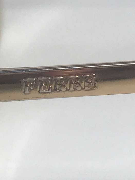 Frame Ferre Safilo Gold 55017 marked made in France
