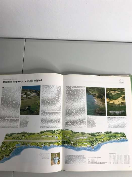 The World Atlas of Golf hard cover book (great courses and how they are played)