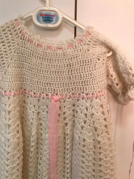 CRocheted Christening dress