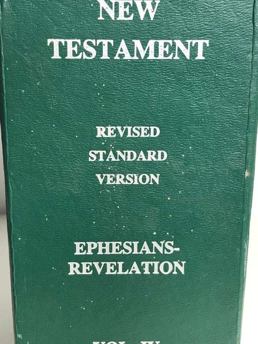 Braille New Testament Revised Standard Version Ephesians-Revelations VOL IV 1952 American Bible Soci