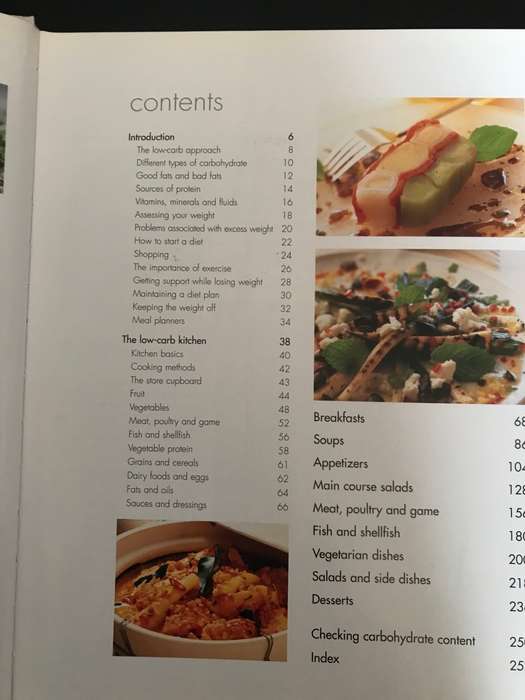 The Low Carbohydrate cookbook Elaine Gardner