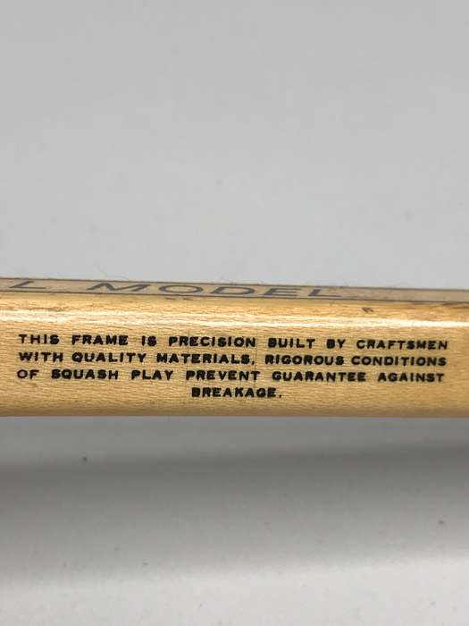 Squash Racket Dunlop Maxply Fort Vintage Reinforced with Cane Collectable
