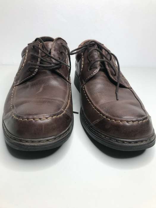 Hush Puppies Mens Shoes Brown Leather Body Gel Cellular Technology size 11 second hand