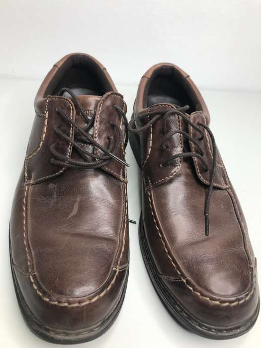 Hush Puppies Mens Shoes Brown Leather Body Gel Cellular Technology size 11 second hand