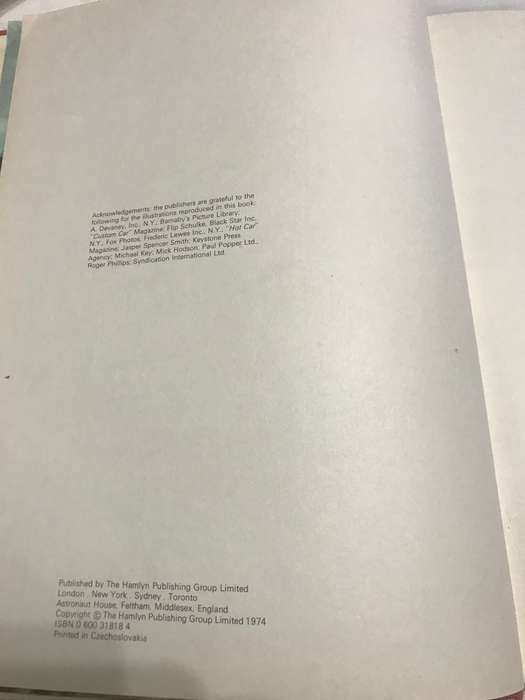 Wild Cars and Bikes Mike Hill Hardcover 1974