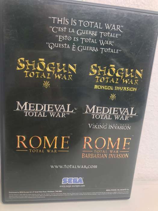Total Wars: Eras The Games 3 Discs PC DVD ROM