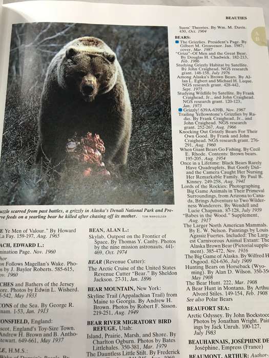 One Hundred National Geographic Index 1888-1988