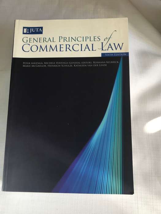 General Principles of Commercial Law 6th edition