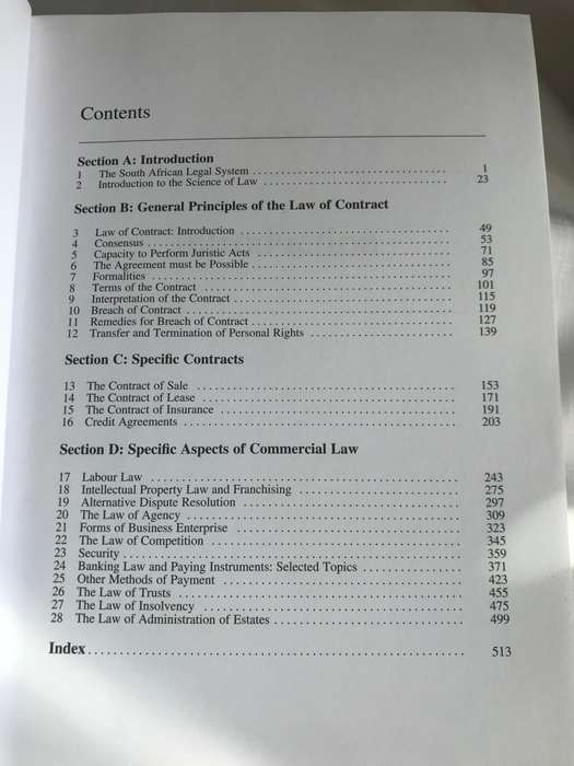 General Principles of Commercial Law 6th edition