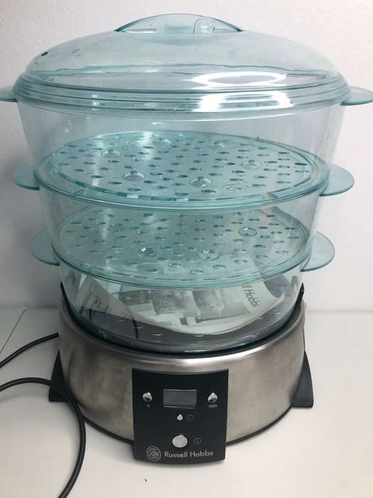 Russel Hobbs Food Steamer 3 Tier 3 liners Each Tier 120 min count down timer