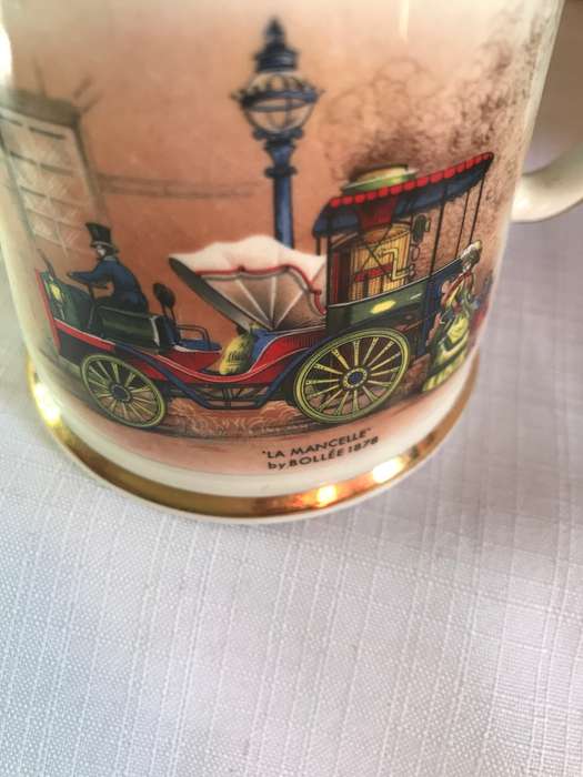 Old Foley James Kent Staffordshire England Mug Rotary Cultivator Steam Roller 1878