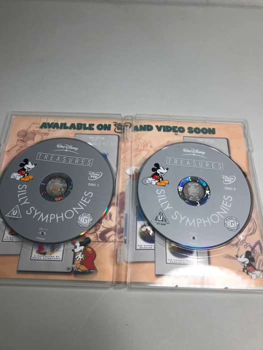 DVD Walt Disney Treasures Silly Symphonies Historic Musical Animated Classics 1931 two disks